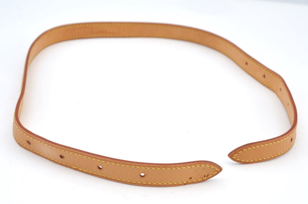 Authentic Louis Vuitton Leather Shoulder Strap For Bucket GM 31.9" Beige K7909