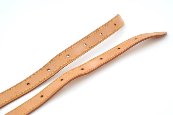 Authentic Louis Vuitton Leather Shoulder Strap For Bucket GM 31.9" Beige K7909