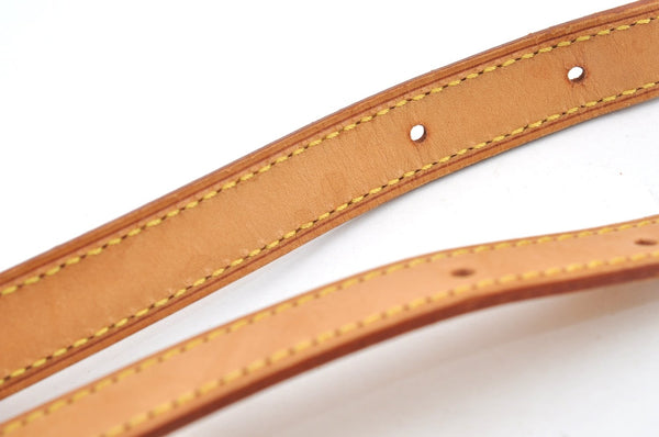 Authentic Louis Vuitton Leather Shoulder Strap For Bucket GM 31.9" Beige K7909