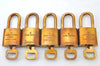 Authentic Louis Vuitton Padlock & Keys 10Set LV K7917