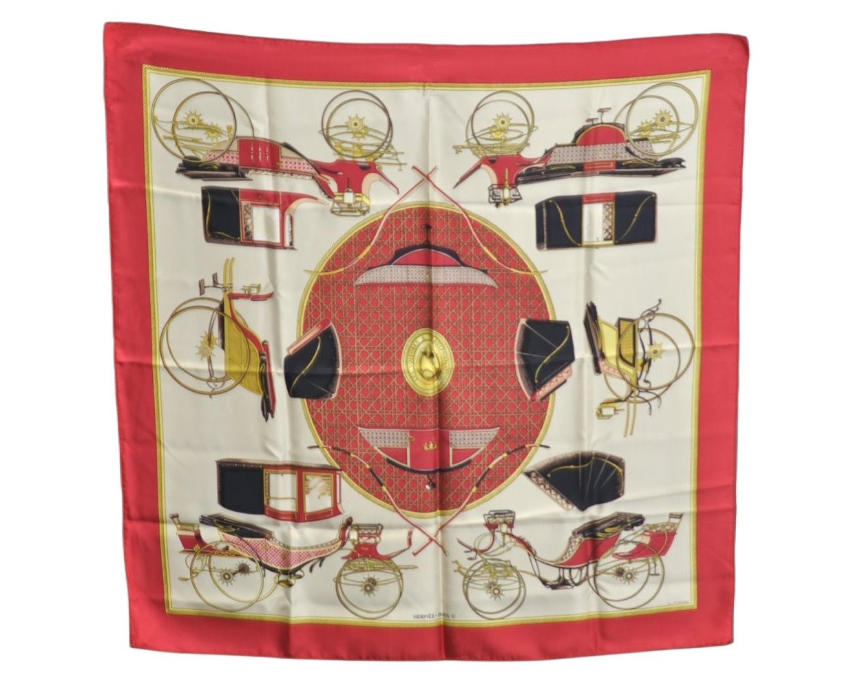 Authentic HERMES Carre 90 Scarf 