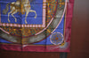 Authentic HERMES Carre 90 Scarf "FEUX D'ARTIFICE" Silk Purple K7929