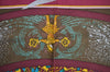 Authentic HERMES Carre 90 Scarf "FEUX D'ARTIFICE" Silk Purple K7929
