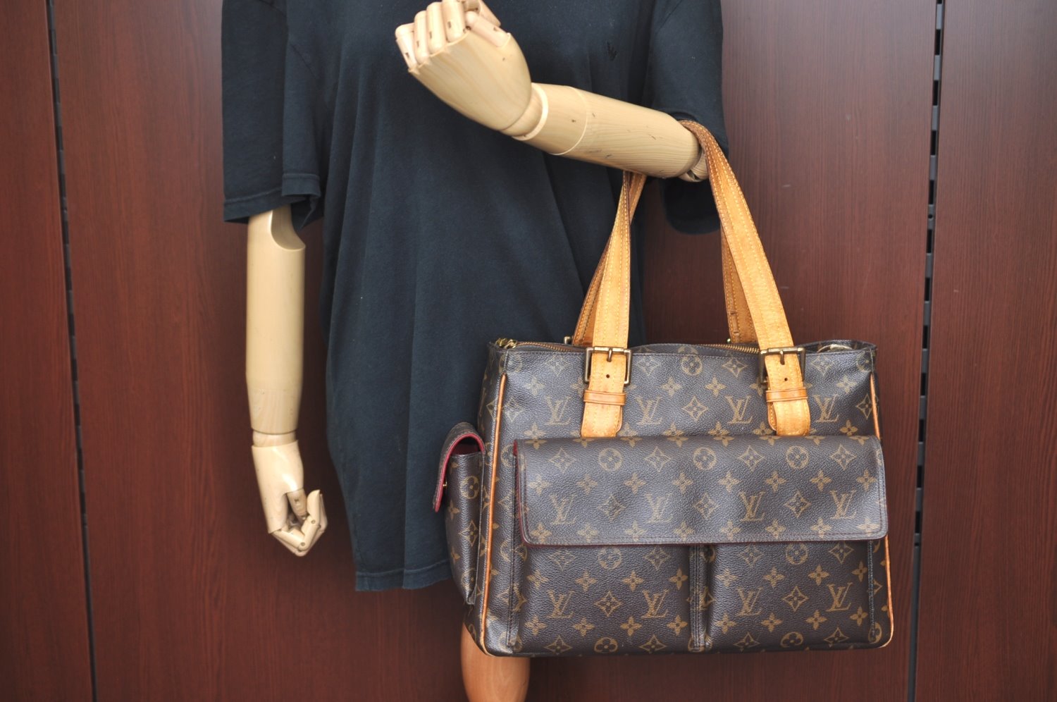 Authentic Louis Vuitton Monogram Multipli Cite Shoulder Tote Bag M51162 LV K7933