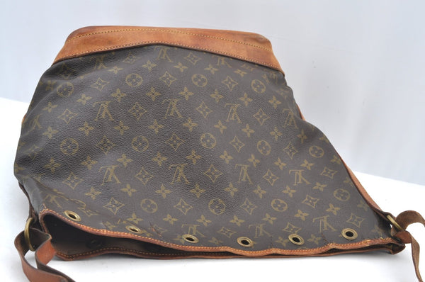 Authentic Louis Vuitton Monogram Noe Shoulder Drawstring Bag Old Model LV K7939