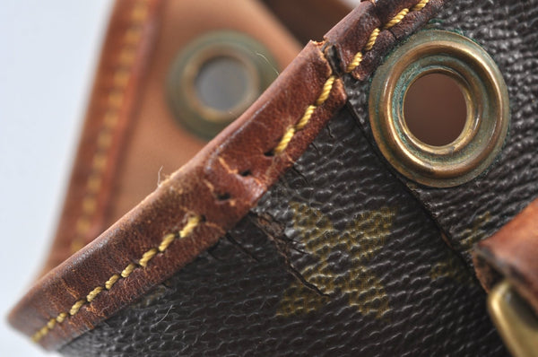 Authentic Louis Vuitton Monogram Noe Shoulder Drawstring Bag Old Model LV K7939