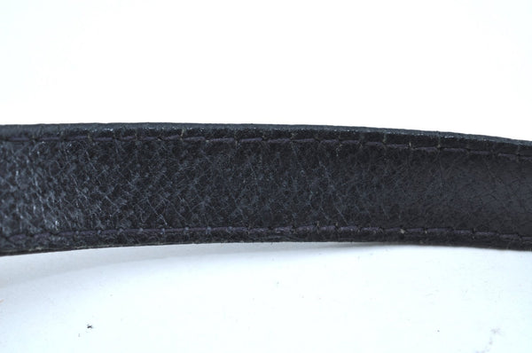 Authentic GUCCI 2Way Shoulder Clutch Hand Bag Purse GG PVC Leather Navy K7942