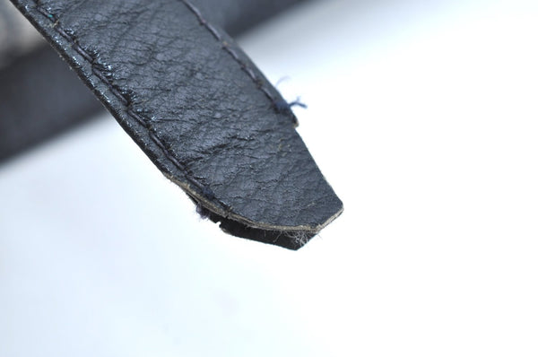 Authentic GUCCI 2Way Shoulder Clutch Hand Bag Purse GG PVC Leather Navy K7942