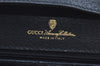 Authentic GUCCI 2Way Shoulder Clutch Hand Bag Purse GG PVC Leather Navy K7942