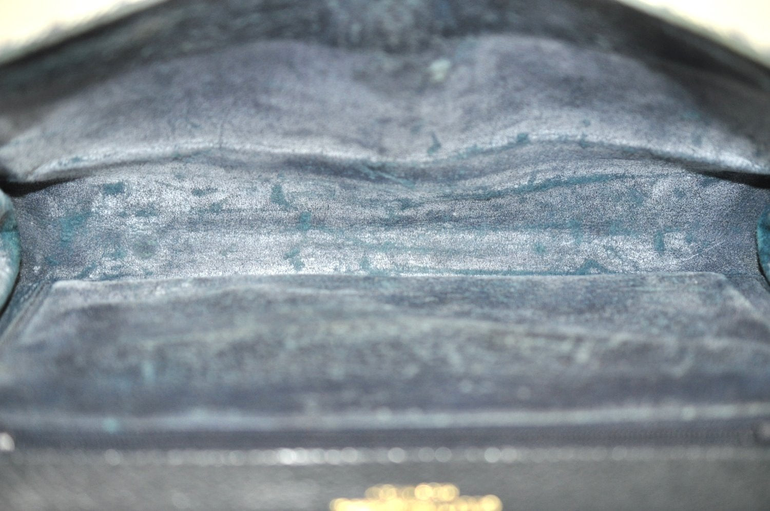 Authentic GUCCI 2Way Shoulder Clutch Hand Bag Purse GG PVC Leather Navy K7942