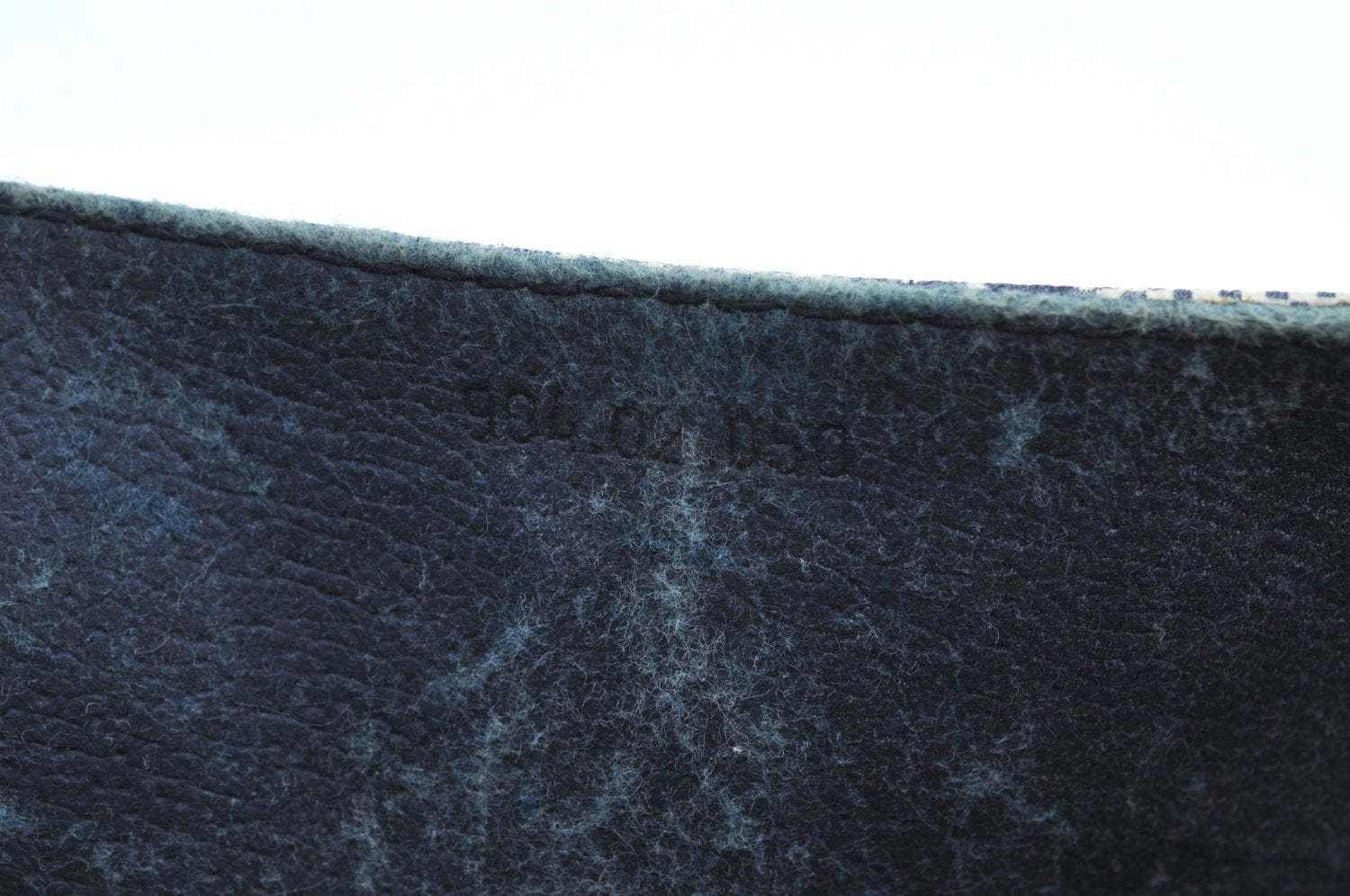 Authentic GUCCI 2Way Shoulder Clutch Hand Bag Purse GG PVC Leather Navy K7942