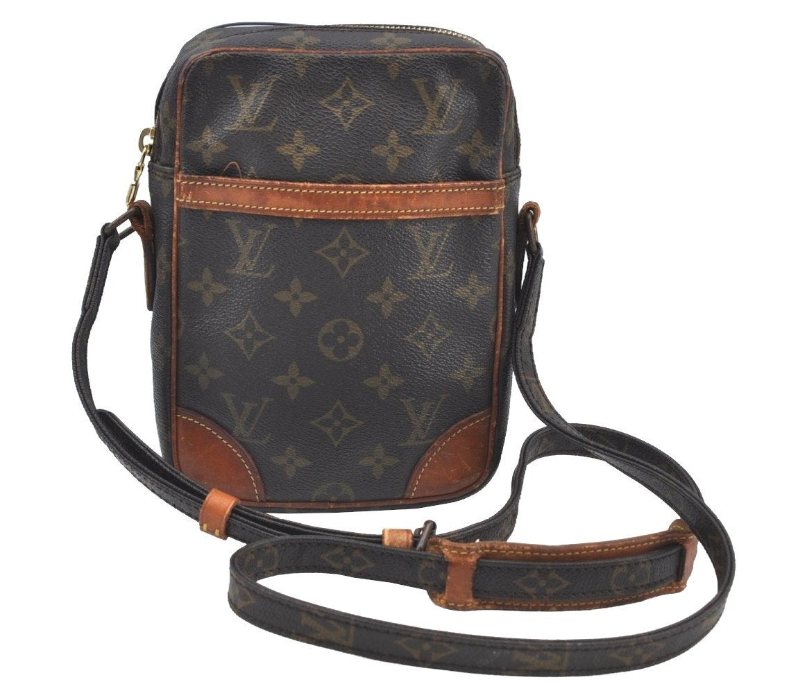 Authentic Louis Vuitton Monogram Danube Shoulder Cross Body Bag M45266 LV K7959