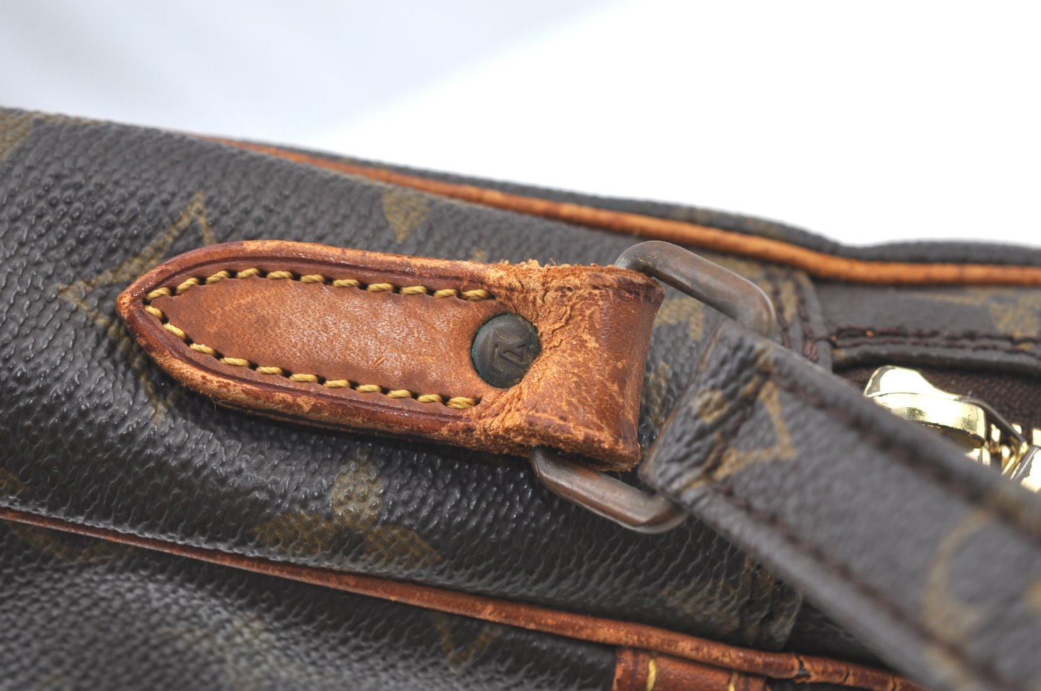 Authentic Louis Vuitton Monogram Danube Shoulder Cross Body Bag M45266 LV K7959