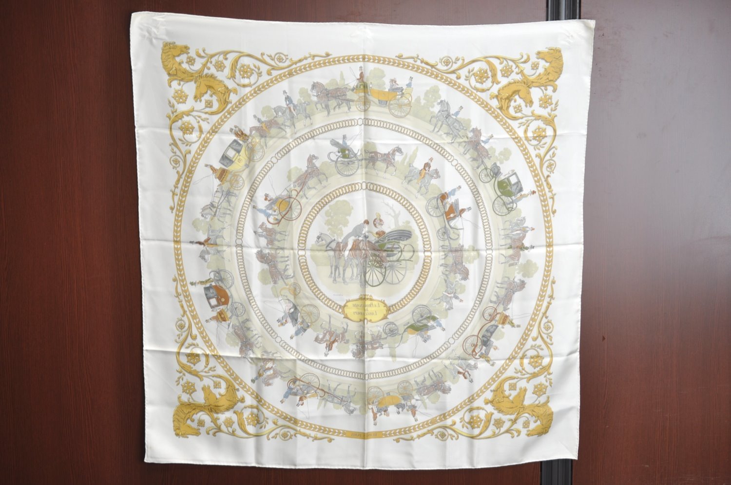 Authentic HERMES Carre 90 Scarf 