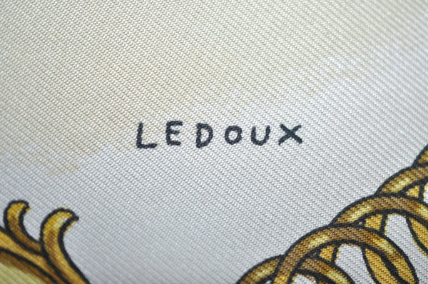 Authentic HERMES Carre 90 Scarf "LA PROMENADE DE LONGCHAMPS" Silk Red K7962