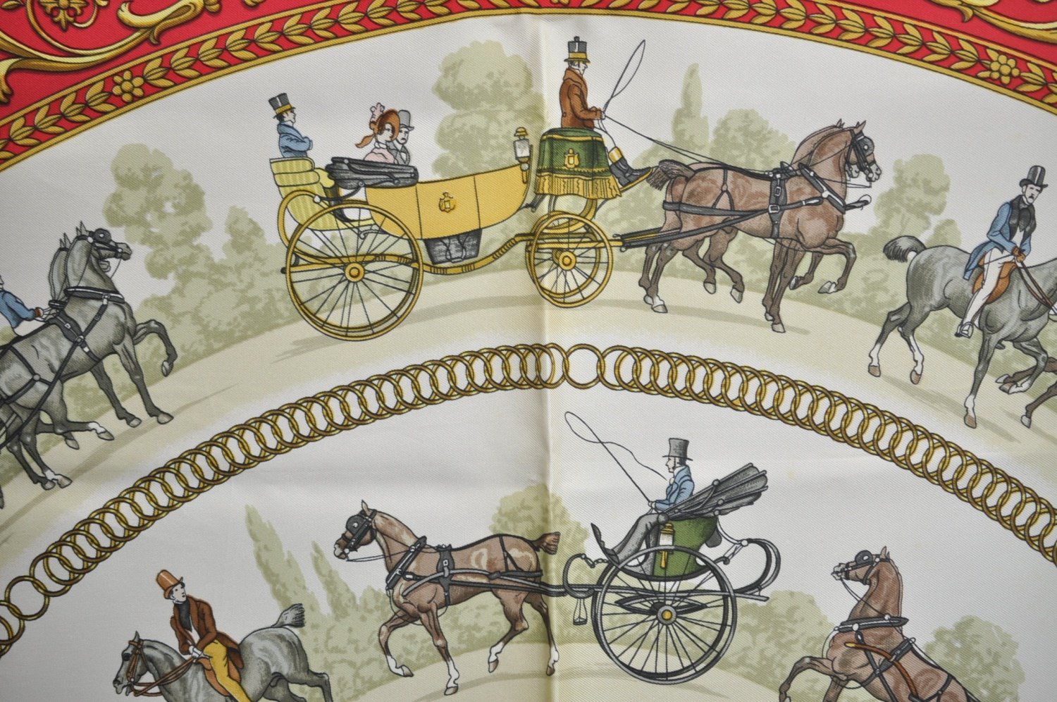 Authentic HERMES Carre 90 Scarf 