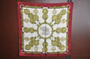 Authentic HERMES Carre 90 Scarf "Cuivreries" Silk Bordeaux Red K7963