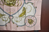 Authentic HERMES Carre 90 Scarf "SPRINGS " Silk Pink K7966