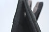 Authentic HERMES Fourre Tout PM Vintage Hand Tote Bag Canvas Black K7982