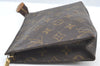 Auth Louis Vuitton Monogram Poche Toilette 19 M47544 Cosmetics Pouch Junk K7992