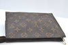 Auth Louis Vuitton Monogram Poche Toilette 19 M47544 Cosmetics Pouch Junk K7992