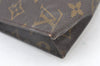Auth Louis Vuitton Monogram Poche Toilette 19 M47544 Cosmetics Pouch Junk K7992