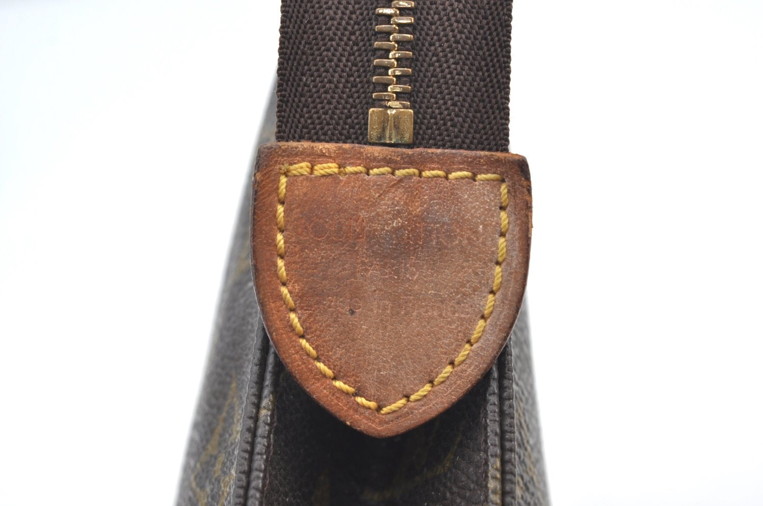 Auth Louis Vuitton Monogram Poche Toilette 19 M47544 Cosmetics Pouch Junk K7992