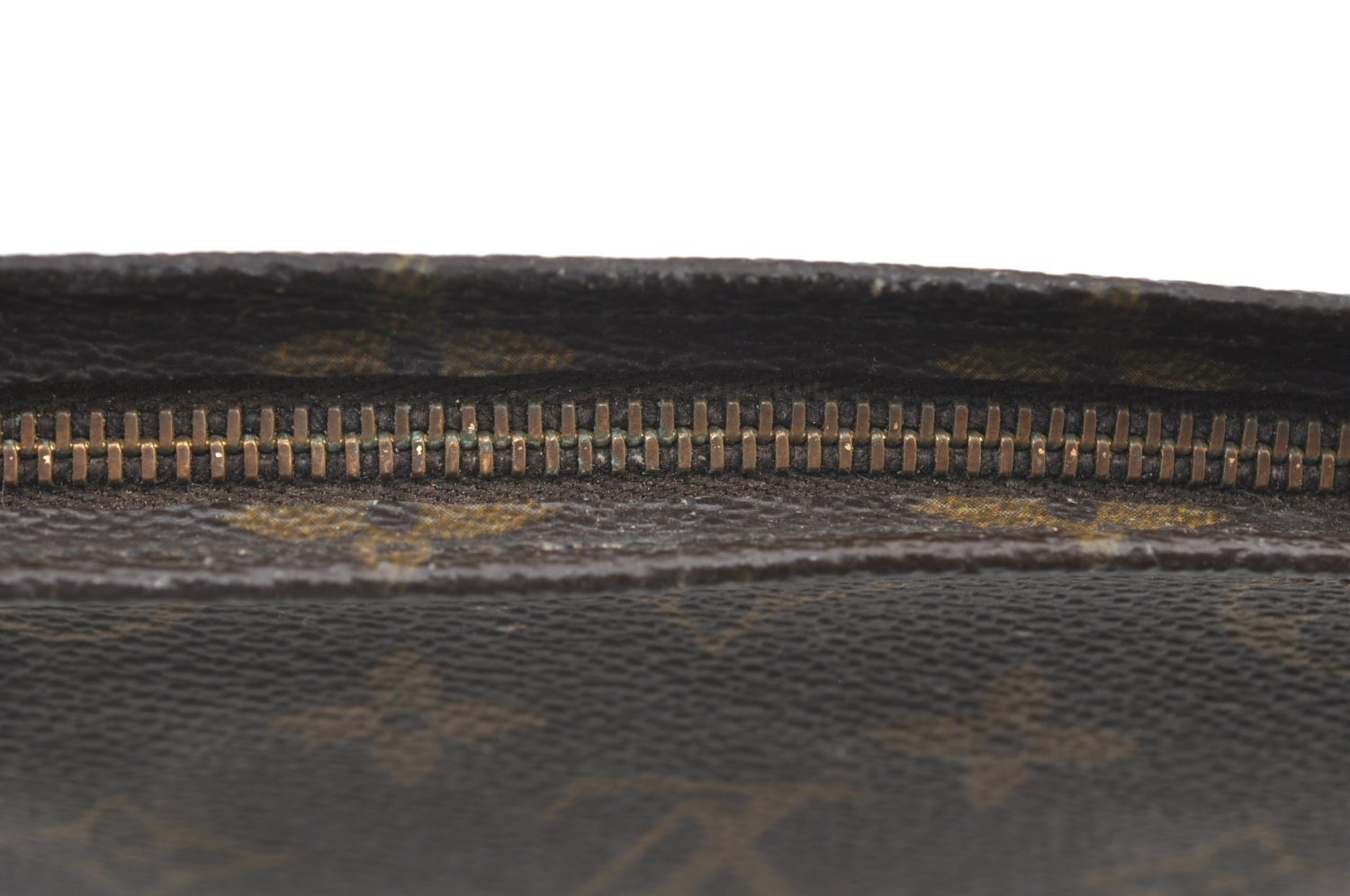 Auth Louis Vuitton Monogram Poche Toilette 19 M47544 Cosmetics Pouch Junk K7992