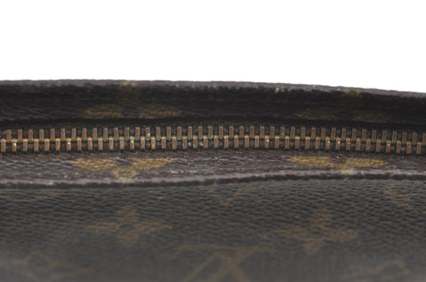 Auth Louis Vuitton Monogram Poche Toilette 19 M47544 Cosmetics Pouch Junk K7992