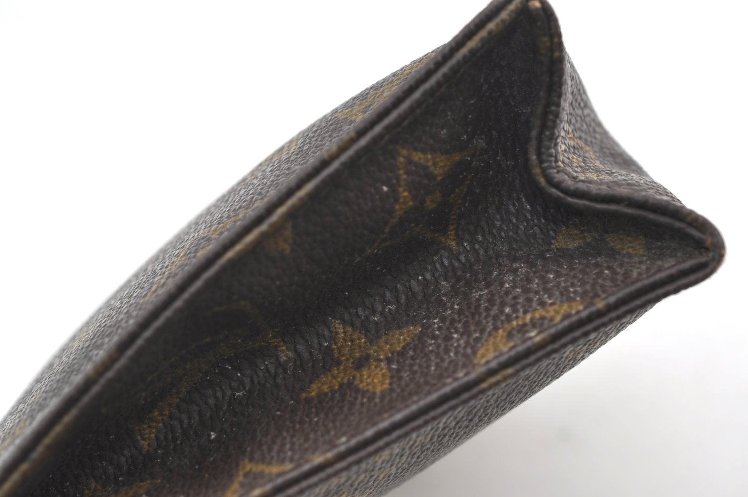 Auth Louis Vuitton Monogram Poche Toilette 19 M47544 Cosmetics Pouch Junk K7992