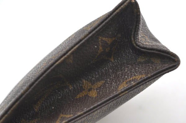 Auth Louis Vuitton Monogram Poche Toilette 19 M47544 Cosmetics Pouch Junk K7992
