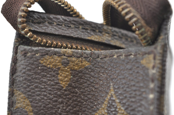 Auth Louis Vuitton Monogram Poche Toilette 19 M47544 Cosmetics Pouch Junk K7992