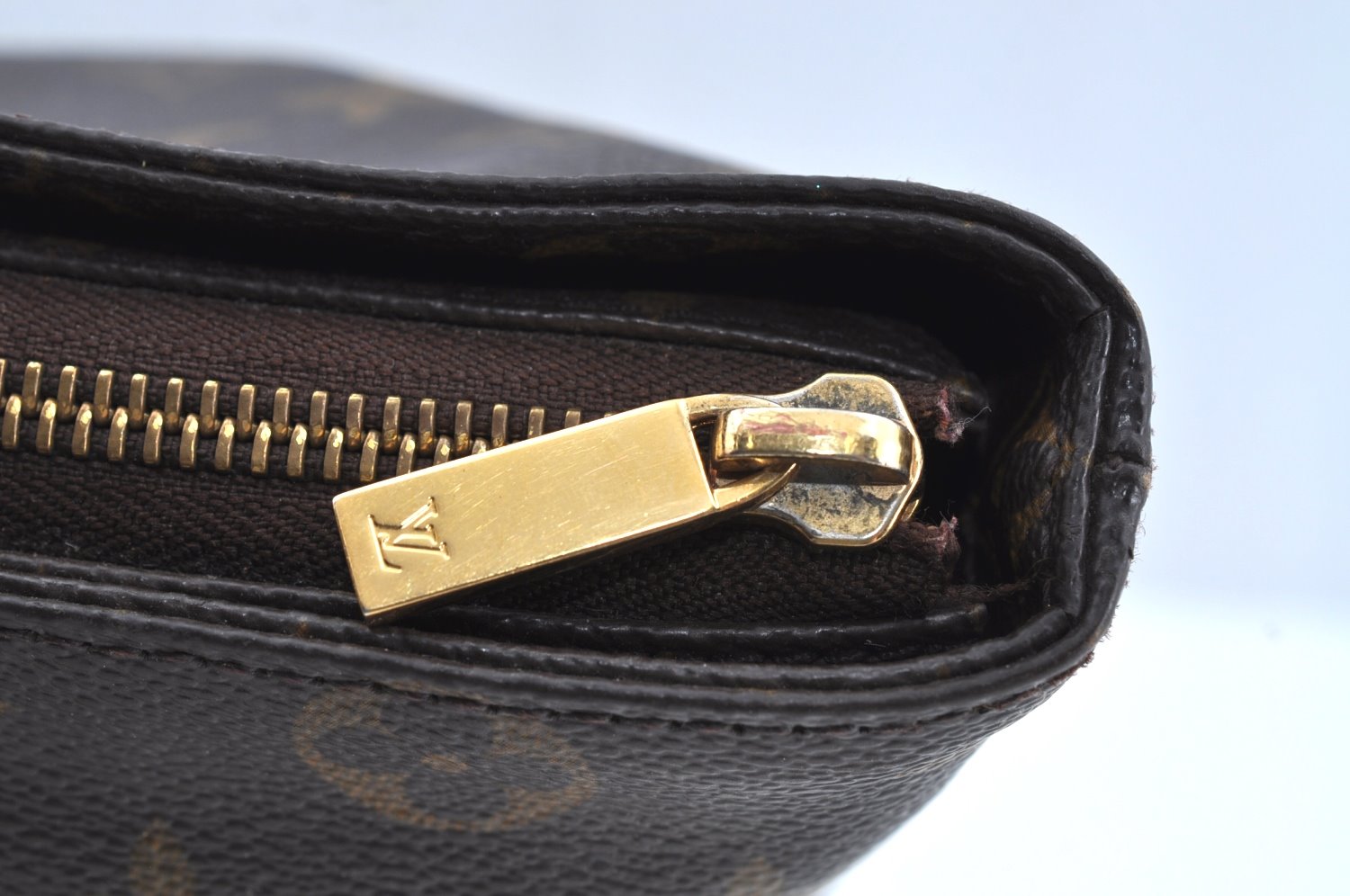 Authentic Louis Vuitton Monogram Cabas Mezzo Shoulder Tote Bag M51151 Junk K7998