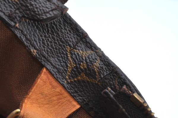 Authentic Louis Vuitton Monogram Cabas Mezzo Shoulder Tote Bag M51151 Junk K7998