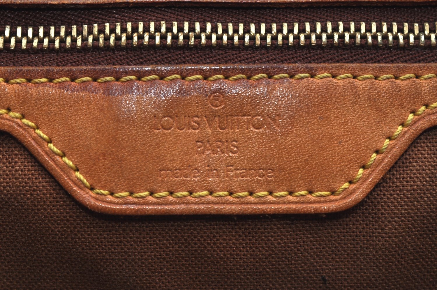 Authentic Louis Vuitton Monogram Cabas Mezzo Shoulder Tote Bag M51151 Junk K7998