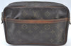 Authentic Louis Vuitton Monogram Compiegne 23 Clutch Hand Bag M51847 LV K8007