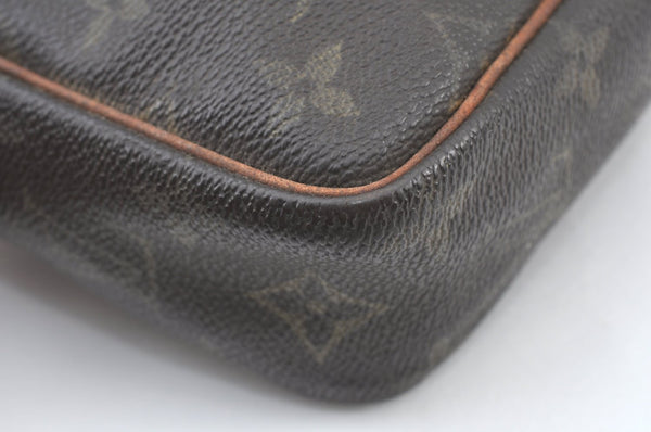 Authentic Louis Vuitton Monogram Compiegne 23 Clutch Hand Bag M51847 LV K8007