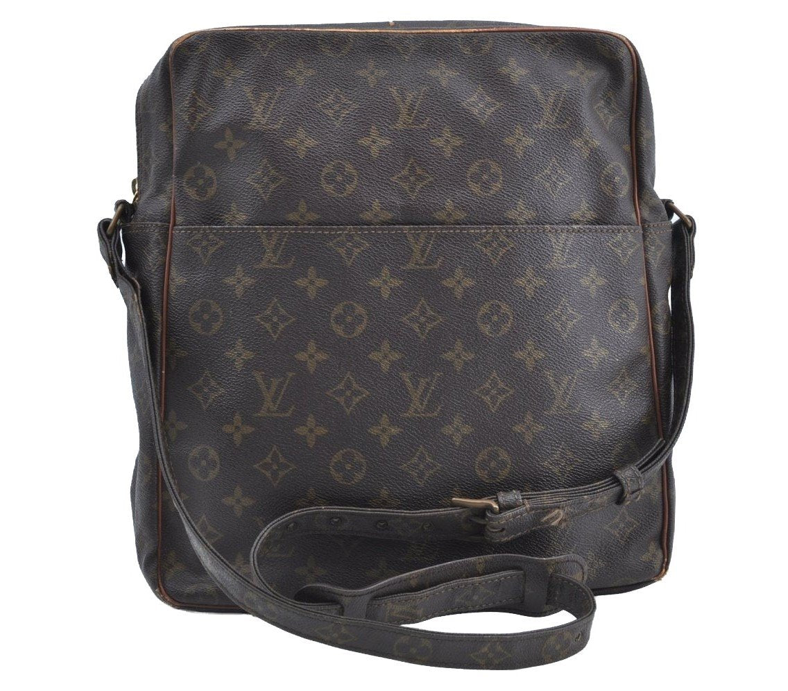 Authentic Louis Vuitton Monogram Marceau Shoulder Cross Body Bag Old Model K8011