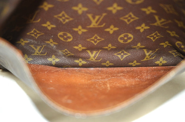 Authentic Louis Vuitton Monogram Marceau Shoulder Cross Body Bag Old Model K8011
