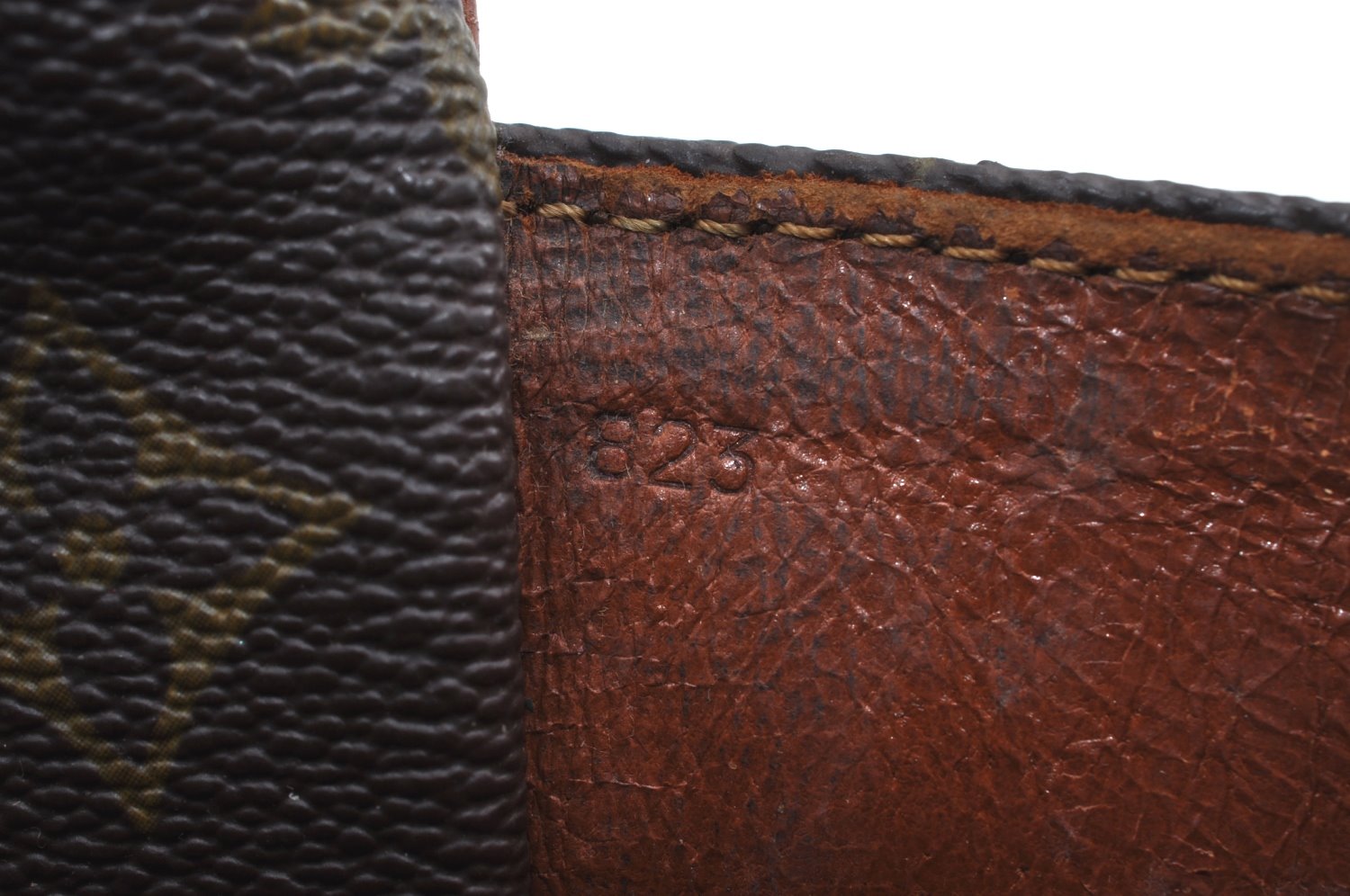 Authentic Louis Vuitton Monogram Marceau Shoulder Cross Body Bag Old Model K8011