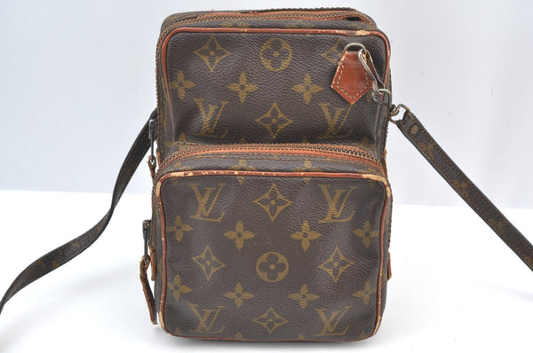 Authentic Louis Vuitton Monogram Amazone Shoulder Cross Body Bag Old Model K8018