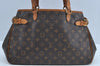 Authentic Louis Vuitton Monogram Batignolles Horizontal Tote Bag M51154 LV K8022