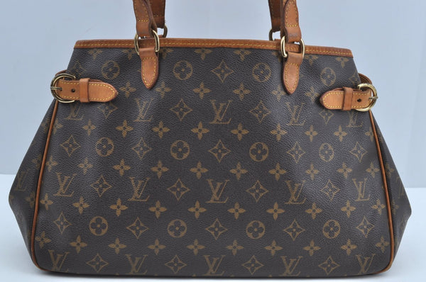 Authentic Louis Vuitton Monogram Batignolles Horizontal Tote Bag M51154 LV K8022