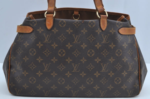 Authentic Louis Vuitton Monogram Batignolles Horizontal Tote Bag M51154 LV K8022