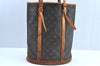 Authentic Louis Vuitton Monogram Bucket GM Shoulder Tote Bag Old Model LV K8025