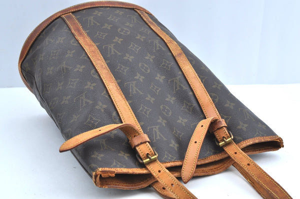 Authentic Louis Vuitton Monogram Bucket GM Shoulder Tote Bag Old Model LV K8025
