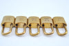 Authentic Louis Vuitton Padlock Gold 10Set LV K8040