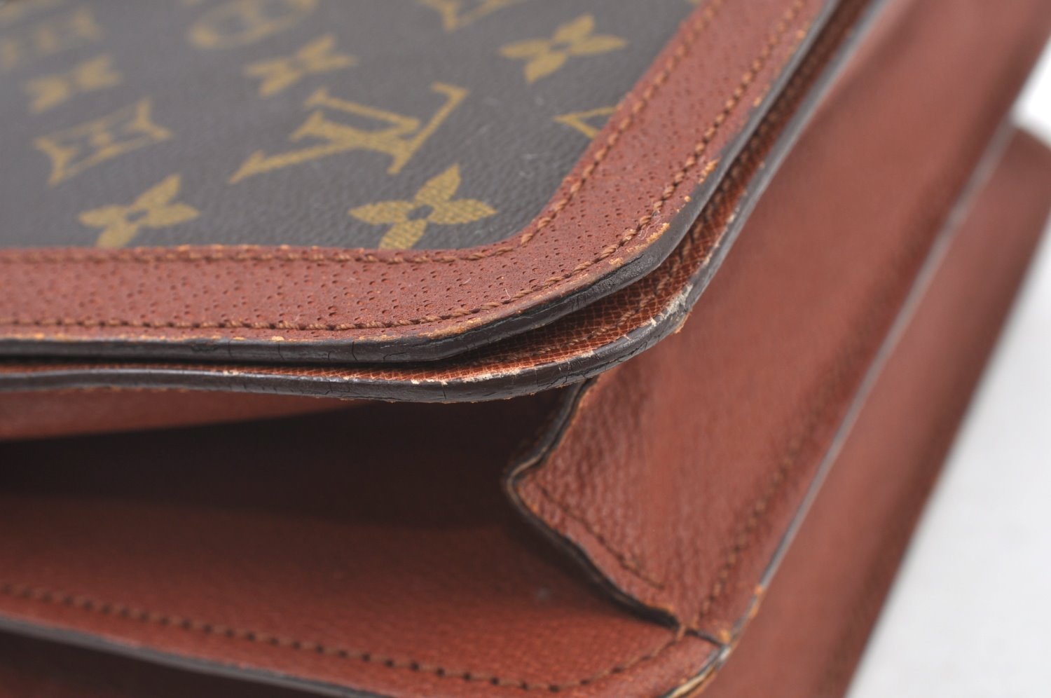 Auth Louis Vuitton Monogram Rond Point Shoulder Cross Bag M51412 LV Junk K8046