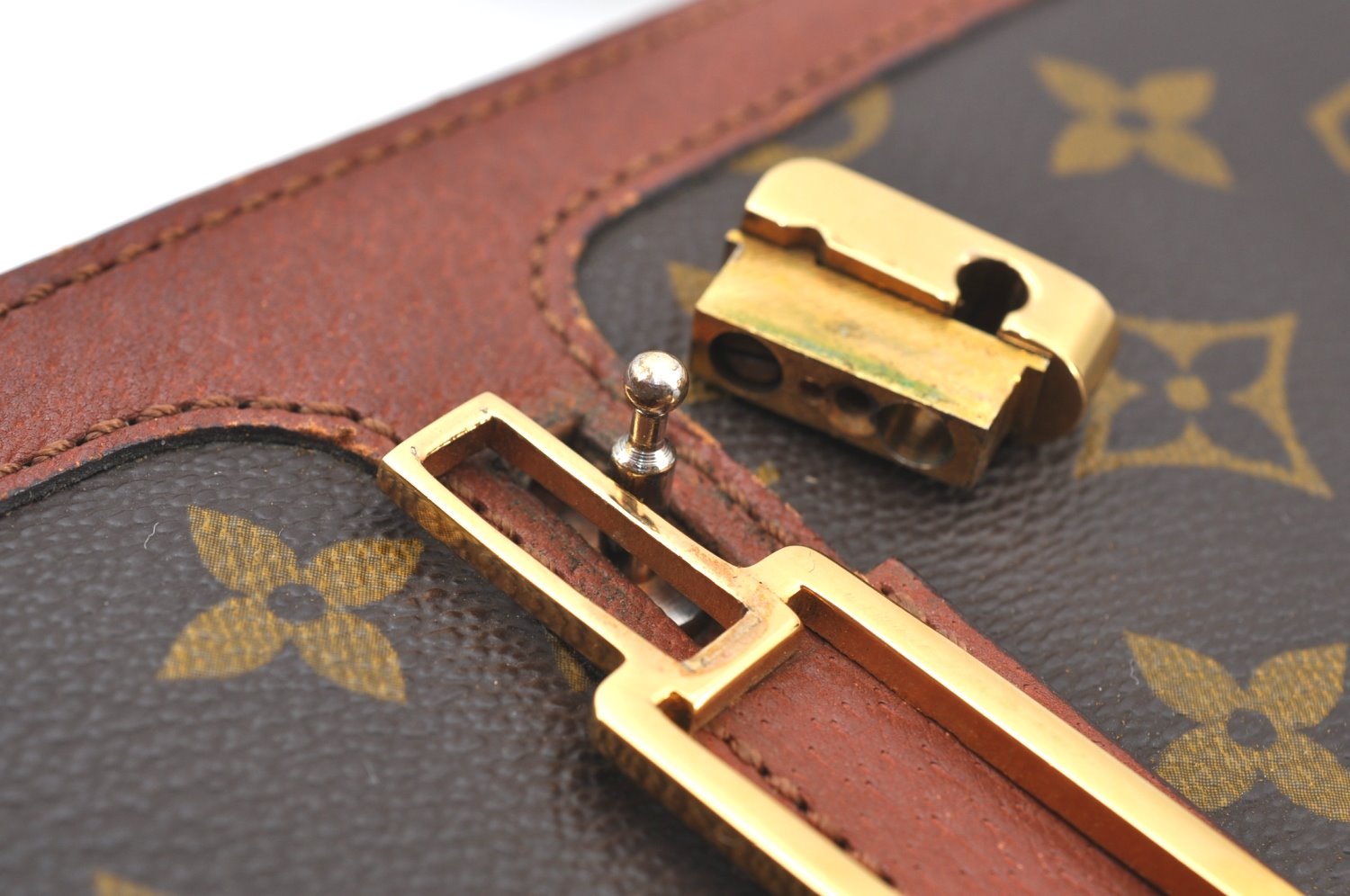 Auth Louis Vuitton Monogram Rond Point Shoulder Cross Bag M51412 LV Junk K8046