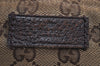 Authentic GUCCI Web Sherry Line Tote Bag GG Canvas Leather 189669 Brown K8051